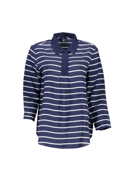 Polo Gant w paski klasyczne niebieskie