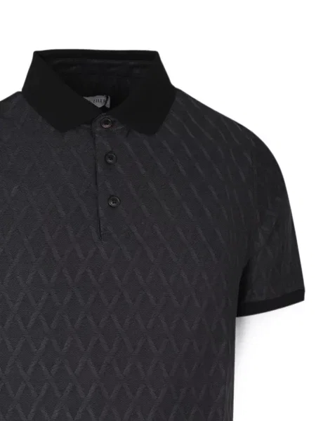 Scurt tricou polo Pal Zileri negru