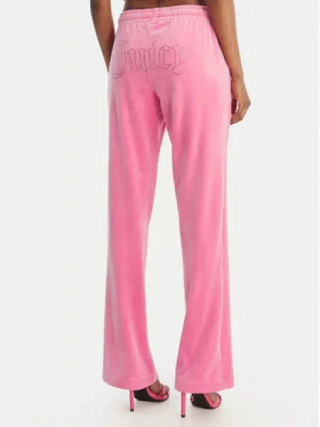 Juicy Couture Sportinės kelnės Tina Straight Leg rožinė