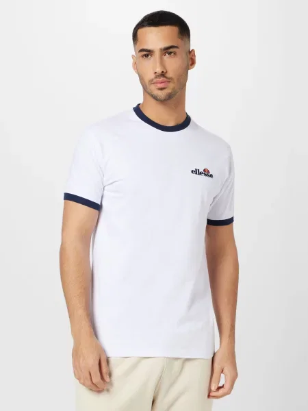 ELLESSE Tričko Meduno námornícka modrá / oranžová / jasne červená biela