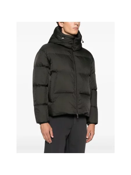Kurtka puchowa Emporio Armani zielona