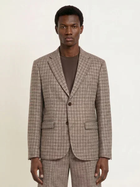 I'm Brian Marynarka Garniturowa O Kroju Regular Fit beige beżowa