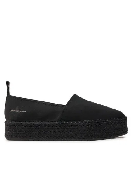 Calvin Klein Jeans Espadrilles Platform Espadrille Mix Ml Mtl fekete