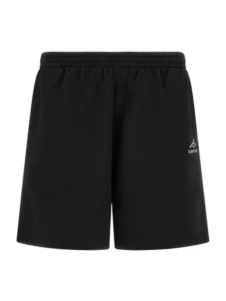 Spodenki sportowe Balenciaga z logo czarne