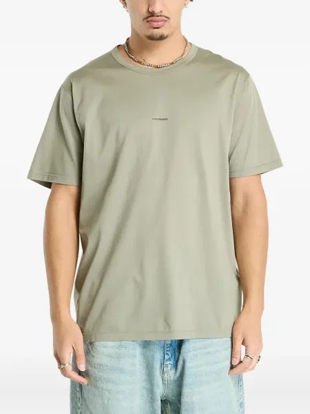 Tricou C.p. Company cu imagine scurt gri