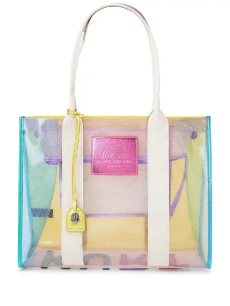 Geantă shopper Kurt Geiger London roz