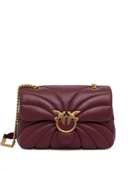 Matlasat geanta crossbody Pinko roșu