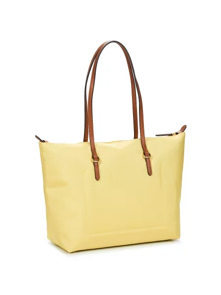 Geantă shopper Lauren Ralph Lauren galben