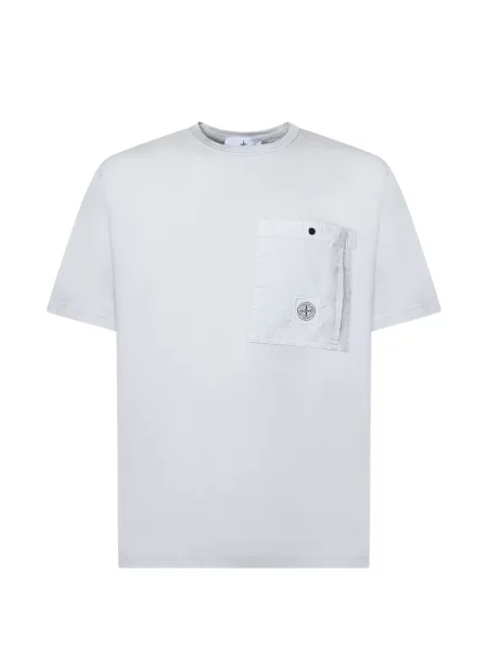 Tričko Stone Island s kamínky modré