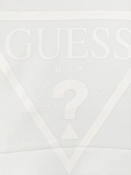 Bluza z kapturem dziecięca Guess biała
