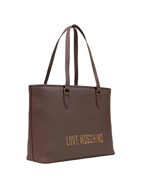 Kabelka Love Moschino hnědá