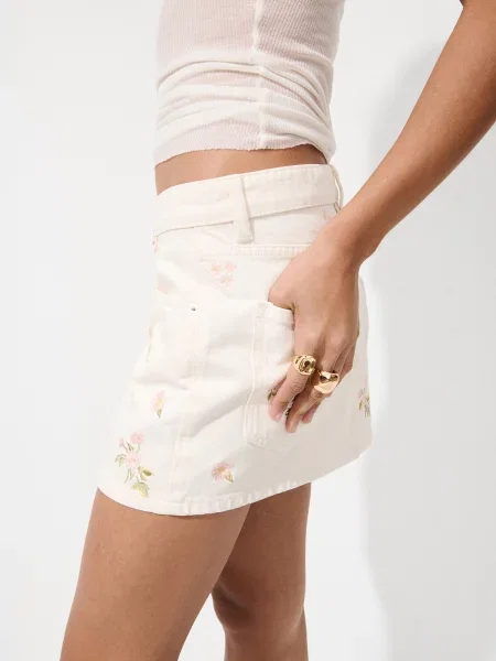 MANGO Krilo BEVERLY kivi / rosé / volneno bela