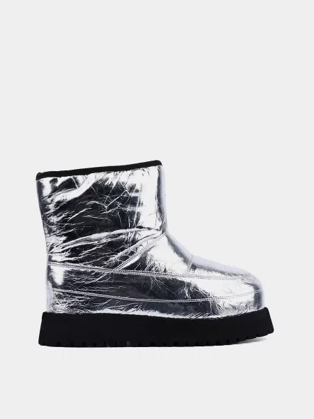 Шкіряні Черевики MIRATON срібний