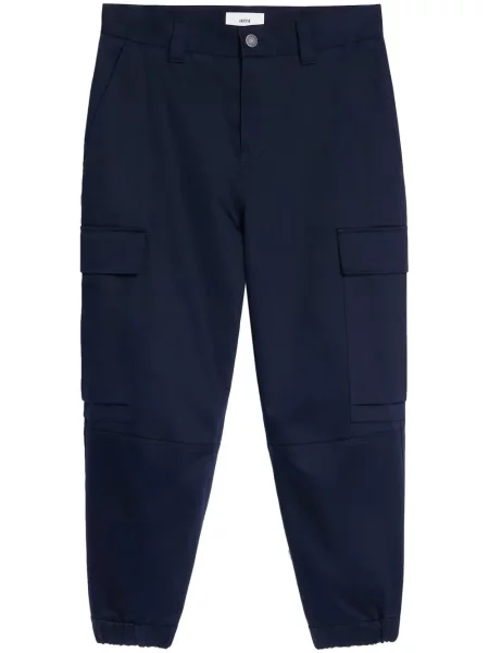 Pantaloni cargo Ami Paris albastru