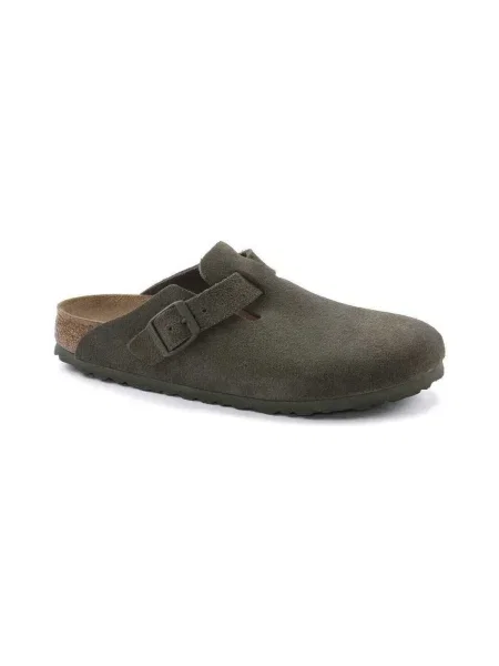 Bőr félcipő Birkenstock zöld