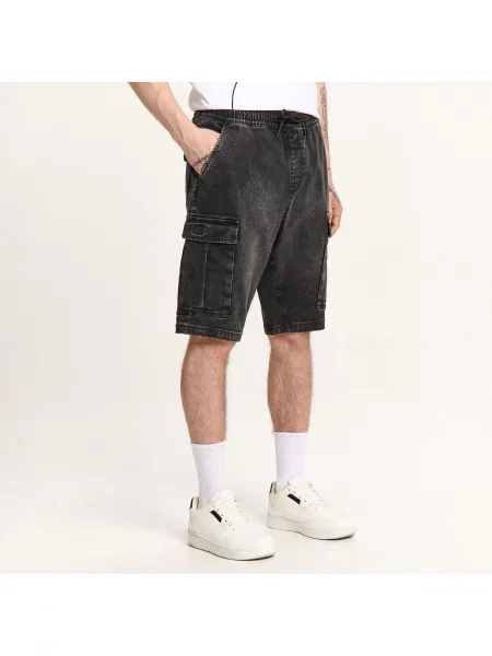 Джинсовые шорты Cropp серые