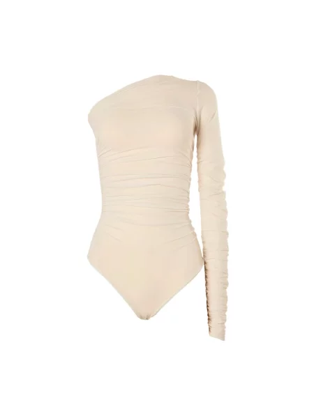 Koszulka Wolford na jednym ramieniu biała