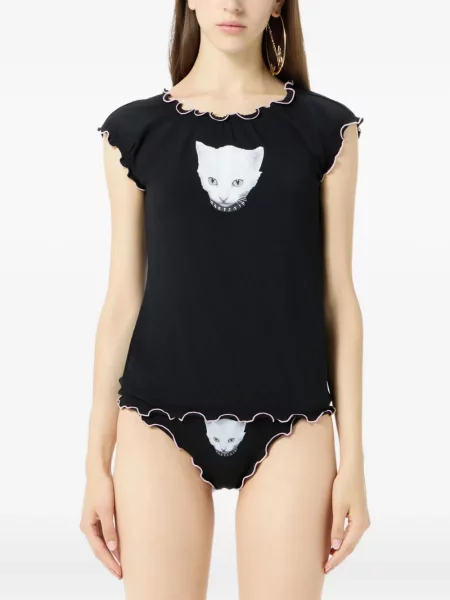 Tricou Blumarine cu imagine negru