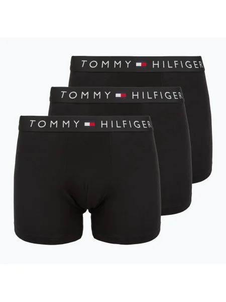 Боксери Tommy Hilfiger Brief Dtm 3 pairs black / black / black чорні