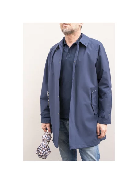 Płaszcz Aquascutum niebieski