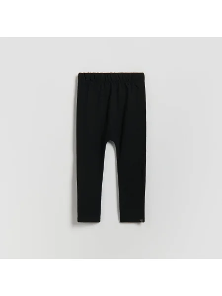 Reserved Pamutban gazdag leggings fekete