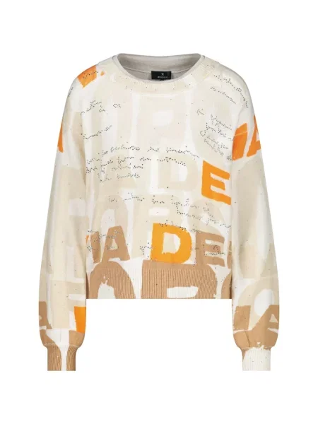 Dzianinowy sweter Monari brązowy