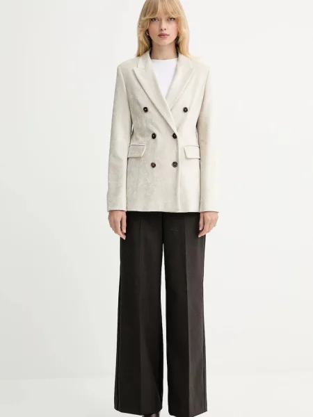 Піджак Marella однобортний однотонний бежевий