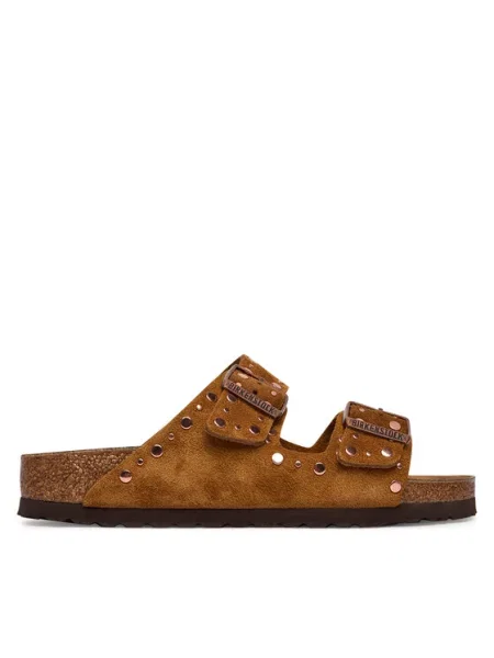 Birkenstock Natikače Arizona Rivet smeđa