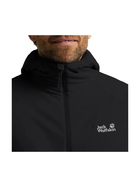 Geacă Jack Wolfskin negru
