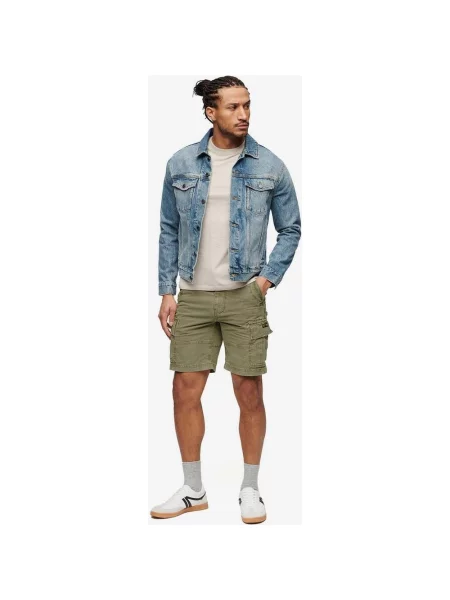 Szorty Superdry Heavy Cargo w kolorze khaki 28 zielone