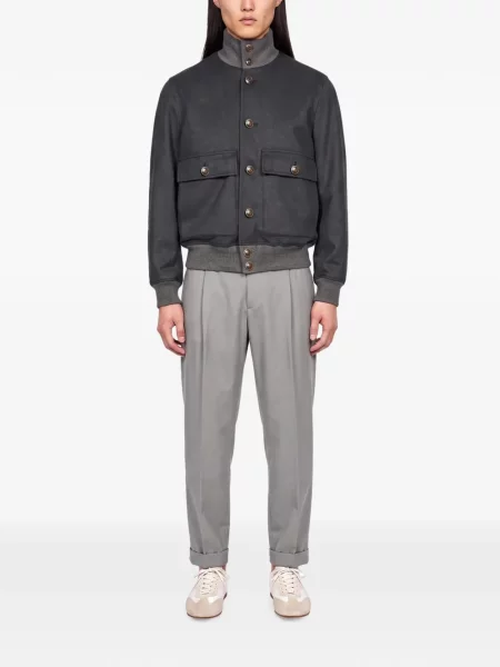 Geacă bomber Brunello Cucinelli gri