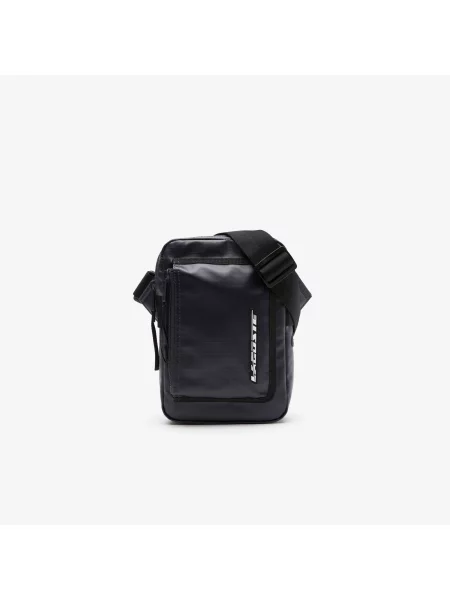 Lacoste Torba Na Z Kontrastowym Detalem granatowa