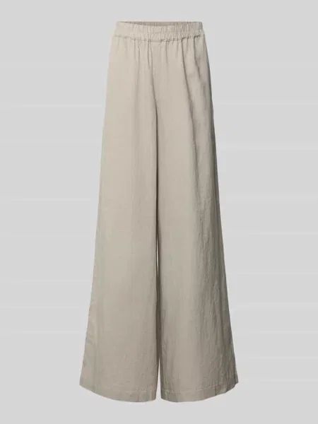 Spodnie lniane z elastycznym pasem Style Icon Collection