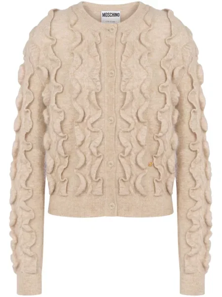 Cardigan Moschino de lână cu volane