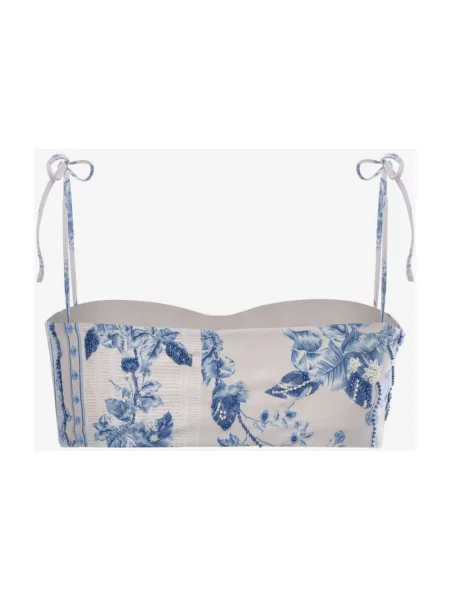 Wielobarwność bikini Agua By Agua Bendita w kwiatki czerwony