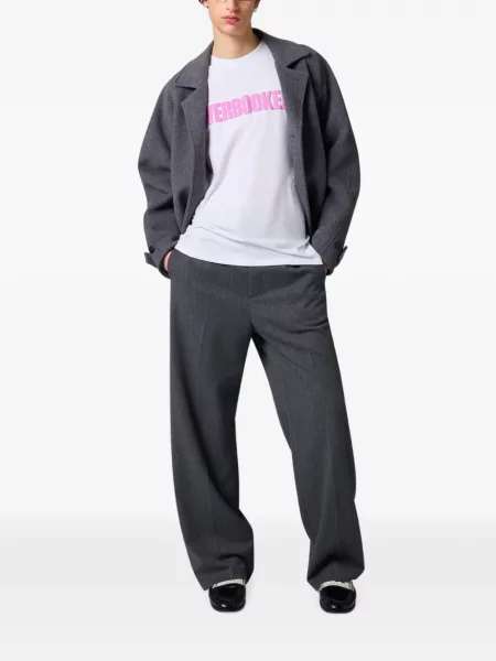 Tricou Msgm cu imagine alb