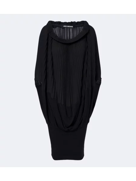 Rochie midi Junya Watanabe de lână negru