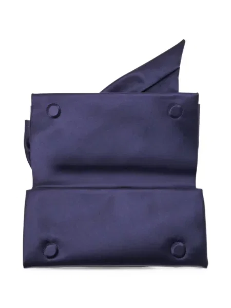 Geantă plic Carolina Herrera cu funde violet