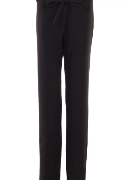 Штани повсякденні LadyLike бавовна/поліестер чорний