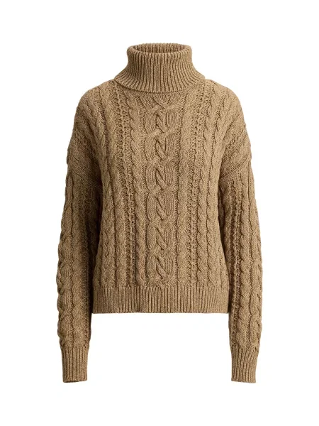 Lauren Ralph Lauren Pulover cămilă maro