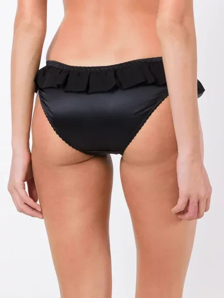 Chiloți briefs Gilda & Pearl cu perle negru