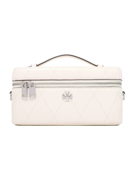 Torebka Tory Burch skórzana beżowa