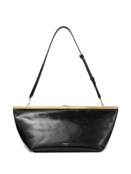 Bőr estélyi táska Jimmy Choo fekete