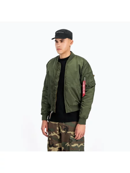 Átmeneti dzseki Alpha Industries zöld