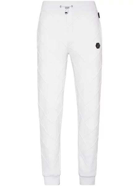 Pantaloni Philipp Plein alb