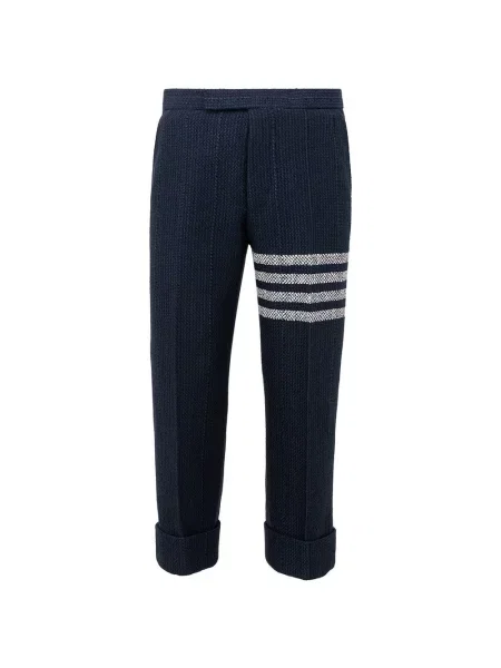 Spodnie Thom Browne niebieskie
