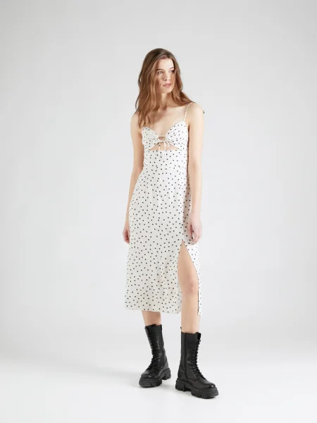 AÉROPOSTALE Rochie negru / murdar alb