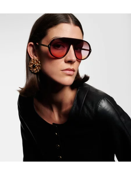 Ochelari de soare Chloé bordo