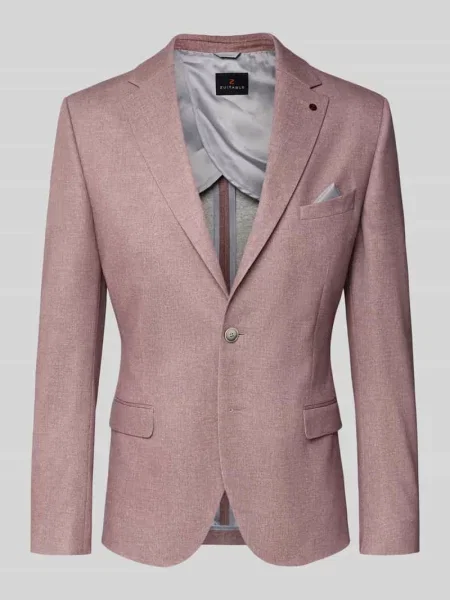 Marynarka na 2 o kroju slim fit z z patką Zuitable
