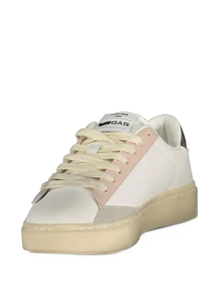 Sneakerși Gas cu imagine alb